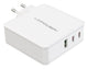LC-Power LC-GAN-100 oplader til mobil enhed Universel Hvid Vekselstrøm Hurtig opladning Indendørs