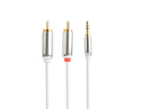 Prokord AUDIO-0022 lydkabel 10 m 3.5mm 2 x RCA Hvid