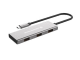 Conceptronic HUBBIES17G interface hub USB 3.2 Gen 2 (3.1 Gen 2) Type-C 10000 Mbit/s Grå