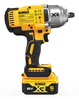 DeWALT DCF900P2T-QW elektrisk skiftenøgle 1/2" 1898 Nm Sort, Gul 18 V