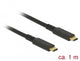 DeLOCK 85207 USB-kabel USB 3.2 Gen 2 (3.1 Gen 2) 1 m USB C 10 Gbit/sek. Sort
