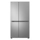 LG GSBC40PYPE side-by-side køle-fryseskab Fritstående 664 L Sølv