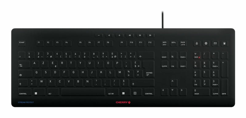 Contour Design JK-8502FR-2 tastatur Universel USB AZERTY Fransk Sort