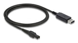 DeLOCK 90978 el-ledning Sort 1 m USB A 2-polet