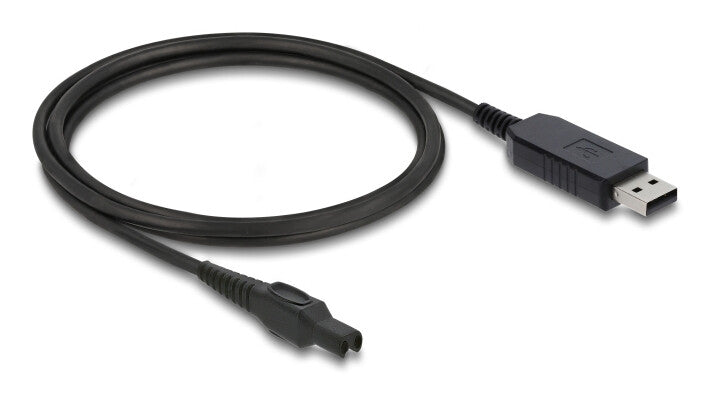 DeLOCK 90978 el-ledning Sort 1 m USB A 2-polet