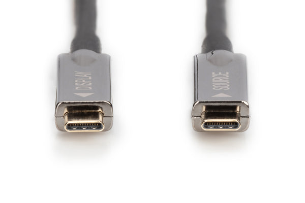 Digitus AK-330160-150-S USB-kabel USB 3.2 Gen 1 (3.1 Gen 1) 15 m USB C Sort
