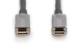 Digitus AK-330160-200-S USB-kabel USB 3.2 Gen 1 (3.1 Gen 1) 20 m USB C Sort