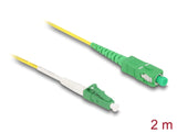 DeLOCK 83861 InfiniBand og fiberoptisk kabel 2 m LC SC LC/SC Gul
