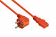 Kabelmeister SK0130-O005 el-ledning Orange 0,5 m Strømstik type E+F C13 forbinder