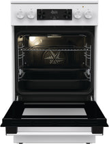 Gorenje GECS5C70WA Fritstående komfur Elektrisk Keramisk Hvid