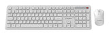 Gembird KBS-WPS-01-W tastatur Mus inkluderet Kontor RF trådløst QWERTY US International Hvid