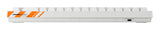 CHERRY K5 PRO TMR COMPACT tastatur Spil USB AZERTY Fransk Orange, Hvid