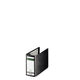 Leitz Cardboard binder ringbind A6 Sort