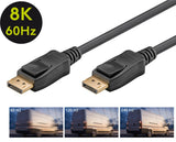Goobay 74777 DisplayPort kabel 1 m Sort
