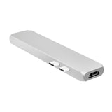 2Direct UA0302 dockingstation Docking USB 3.2 Gen 2 (3.1 Gen 2) Type-C Sølv