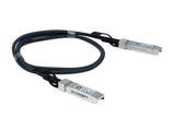 LevelOne DAC-0102 InfiniBand og fiberoptisk kabel 2 m SFP+ Sort
