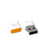 Philips Pico USB-nøgle 128 GB USB Type-A 2.0 Orange, Hvid