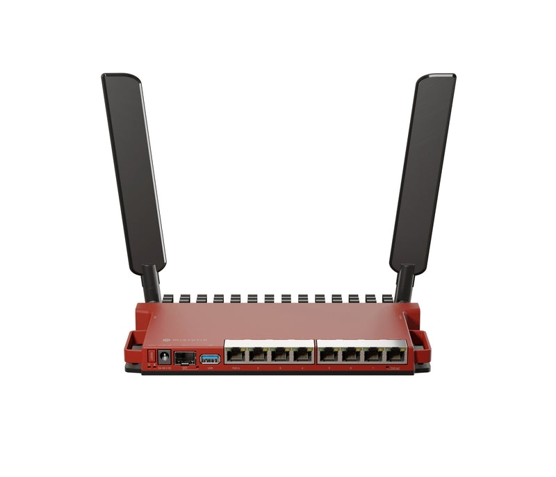 Mikrotik L009UiGS-2HaxD-IN trådløs router Gigabit Ethernet Enkelt band (2,4 GHz) Rød