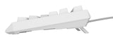 GENESIS Thor 230 TKL White Outemu Brown tastatur Spil USB + RF Wireless + Bluetooth QWERTY Hvid