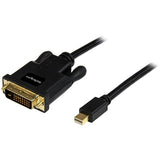 StarTech.com MDP2DVIMM6B videokabel adapter 1,8 m mini DisplayPort DVI-D Sort