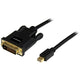 StarTech.com MDP2DVIMM6B videokabel adapter 1,8 m mini DisplayPort DVI-D Sort
