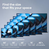 Hisense 65U7SE 165,1 cm (65") 4K Ultra HD Smart TV Wi-Fi Sort