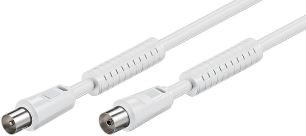 HL HL0507230 koaxial kabel 1,5 m Koaksial Hvid