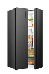 Hisense RS3P558NEFC side-by-side køle-fryseskab Fritstående 544 L Sort