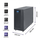 Qoltec 53044 UPS-enhed Dobbeltkonvertering (online) 10 kVA 8000 W