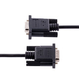 StarTech.com 9FMNM-3M-RS232-CABLE serielkabel Sort DB-9