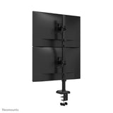 Neomounts DS60-600BL2V skærmbeslag og -stativer 81,3 cm (32") Skrivebord Sort