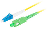 Lanberg FO-LUSA-SS11-0010-YE InfiniBand og fiberoptisk kabel 1 m LC SC LC/SC Blå, Grøn, Hvid, Gul
