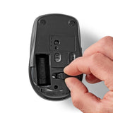Nedis MSWS110BK mus Kontor Højre hånd USB Type-A Optisk 1600 dpi