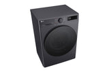LG V5WD95SLIMB vaskemaskine - tørretumbler Fritstående Front-læsning Sort