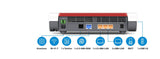 Box 5690 trådløs router 2.5 Gigabit Ethernet Dual-band (2,4 GHz / 5 GHz) Rød, Hvid