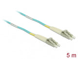 DeLOCK 86561 InfiniBand og fiberoptisk kabel 5 m LC Turkisfarve