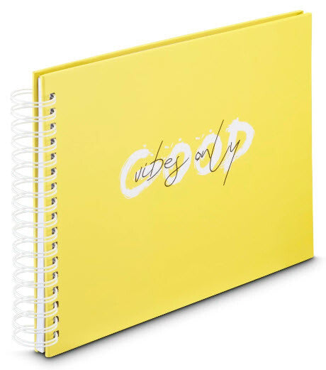 Hama Good Things fotoalbum og arkbeskyttelse Gul 100 ark 10 x 15 Spiral indbinding