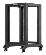 Lanberg OR01-6818-B stativ 18U Fritstående reol Sort