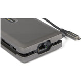 StarTech.com DKT31CSDHPD3 dockingstation Ledningsført USB 3.2 Gen 2 (3.1 Gen 2) Type-C Grå