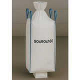 Extralink BIG BAG U+2 90X90X160CM 1000KG Z LEJEM 1280 L 1 stk Hvid