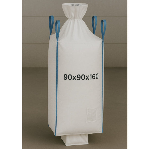 Extralink BIG BAG U+2 90X90X160CM 1000KG Z LEJEM 1280 L 1 stk Hvid