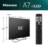 Hisense QLED Smart TV 55A7NQ ČR/TS