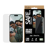 PanzerGlass SAFE. by ® 2-Way Privacy Skærmbeskyttelse iPhone 17 Pro | Ultra-Wide Fit m. EasyAligner
