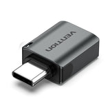 Vention CDQH0 kabel kønsskifter USB C USB A Grå