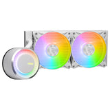 MSI MAG Coreliquid E240 WHITE Bundkort, Processor Alt-i-en væskekøler 12 cm Hvid
