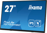 iiyama ProLite T2755MSC-B1 computerskærm 68,6 cm (27") 1920 x 1080 pixel Fuld HD LED Berøringsskærm Bordplade Sort