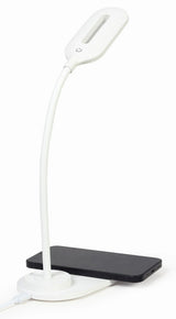 Gembird TA-WPC10-LED-01-W oplader til mobil enhed Smartphone Hvid DC Trådløs opladning Indendørs