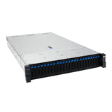 ASUS RS720A-E13-RS24G Socket SP5 Stativ (2U) Sort, Sølv