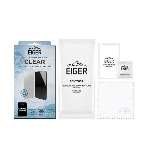 EIGER EGSP00958 Skærm og -bagsidebeskytter til mobiltelefon Klar skærmbeskytter Samsung 1 stk