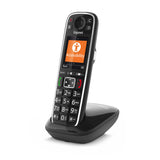 Gigaset E720 Analog/DECT-telefon Nummervisning Sort